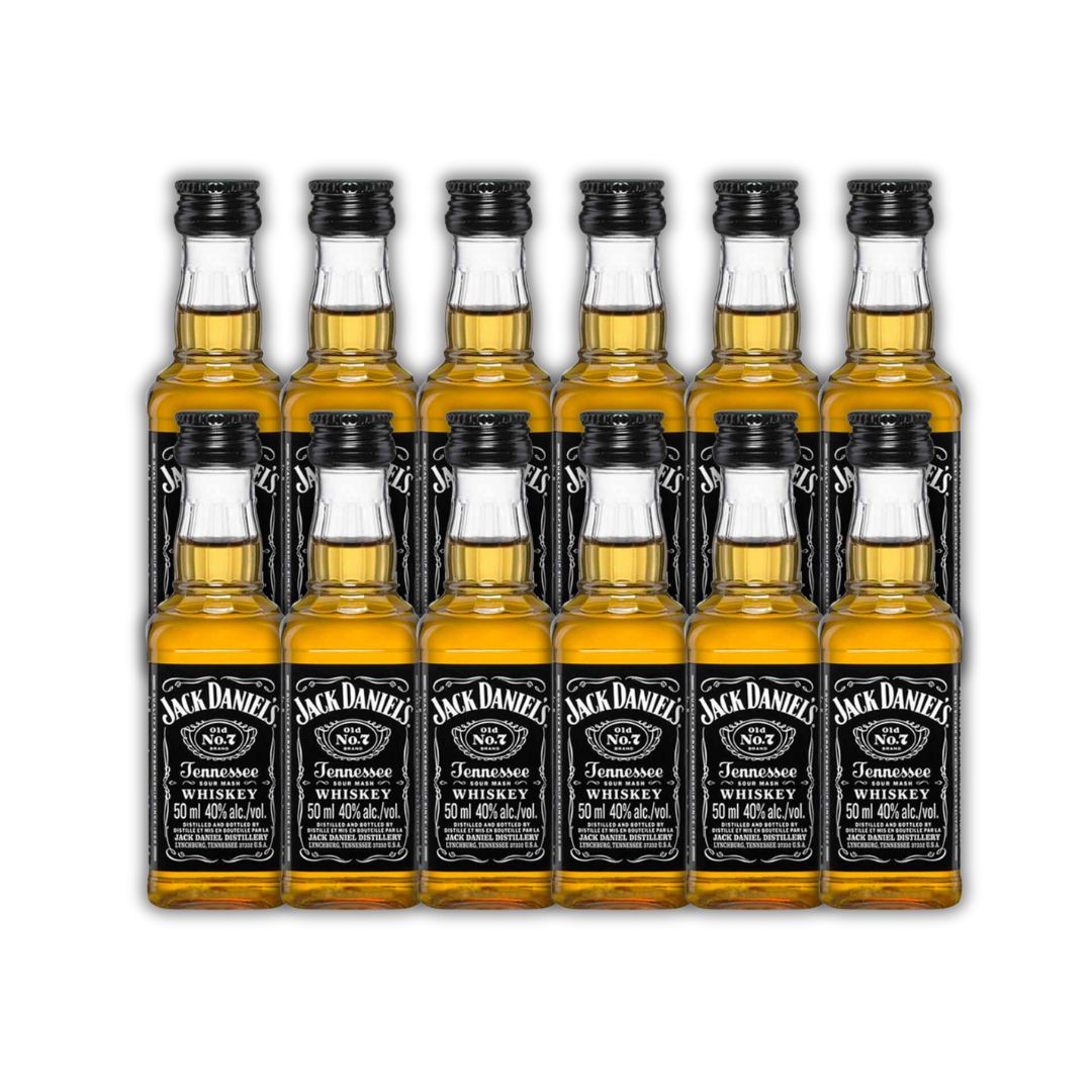 12 unidades Whisky Jack Daniels N7 50ml