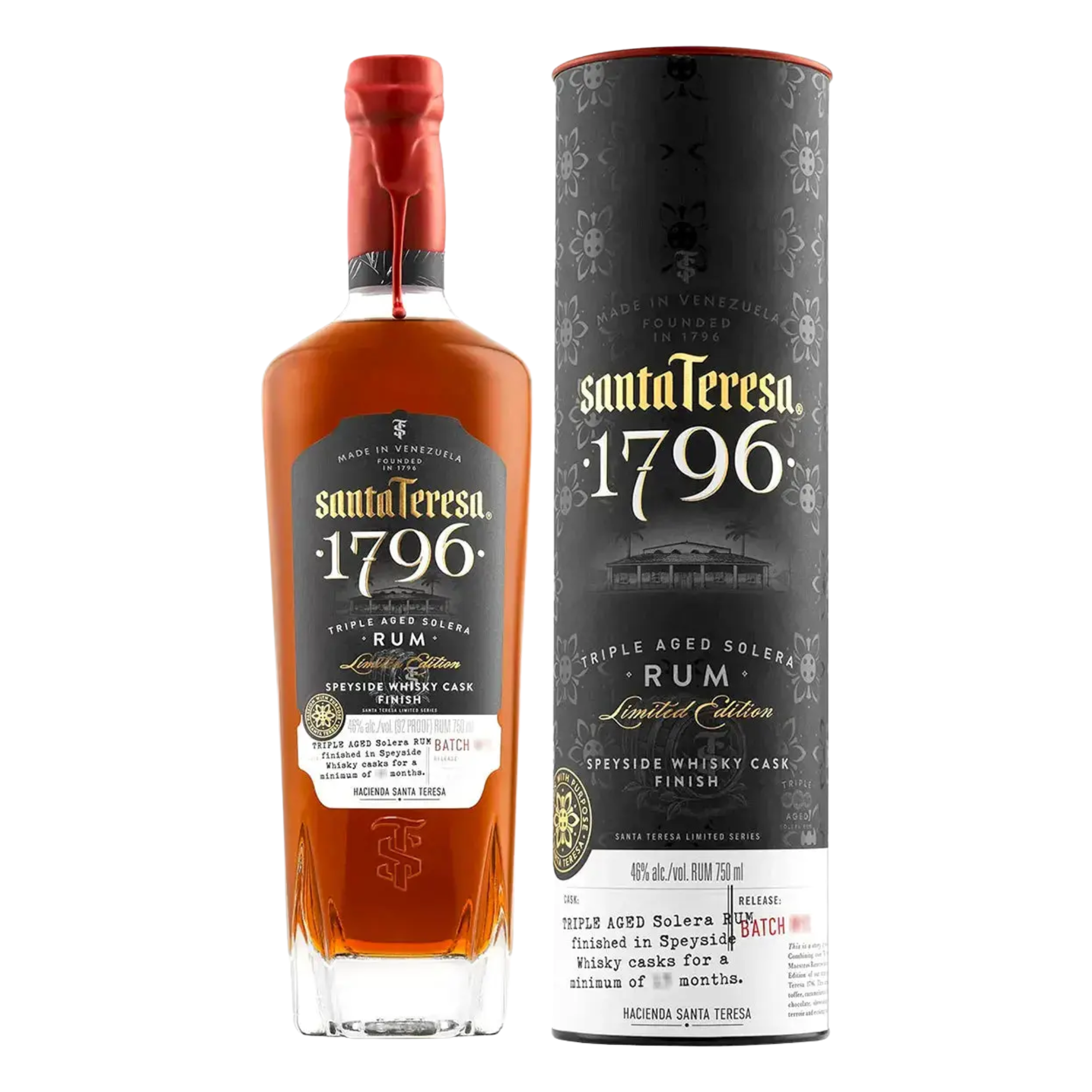 Ron SANTA TERESA 1796 Speyside Cask Finish Botella 700ml