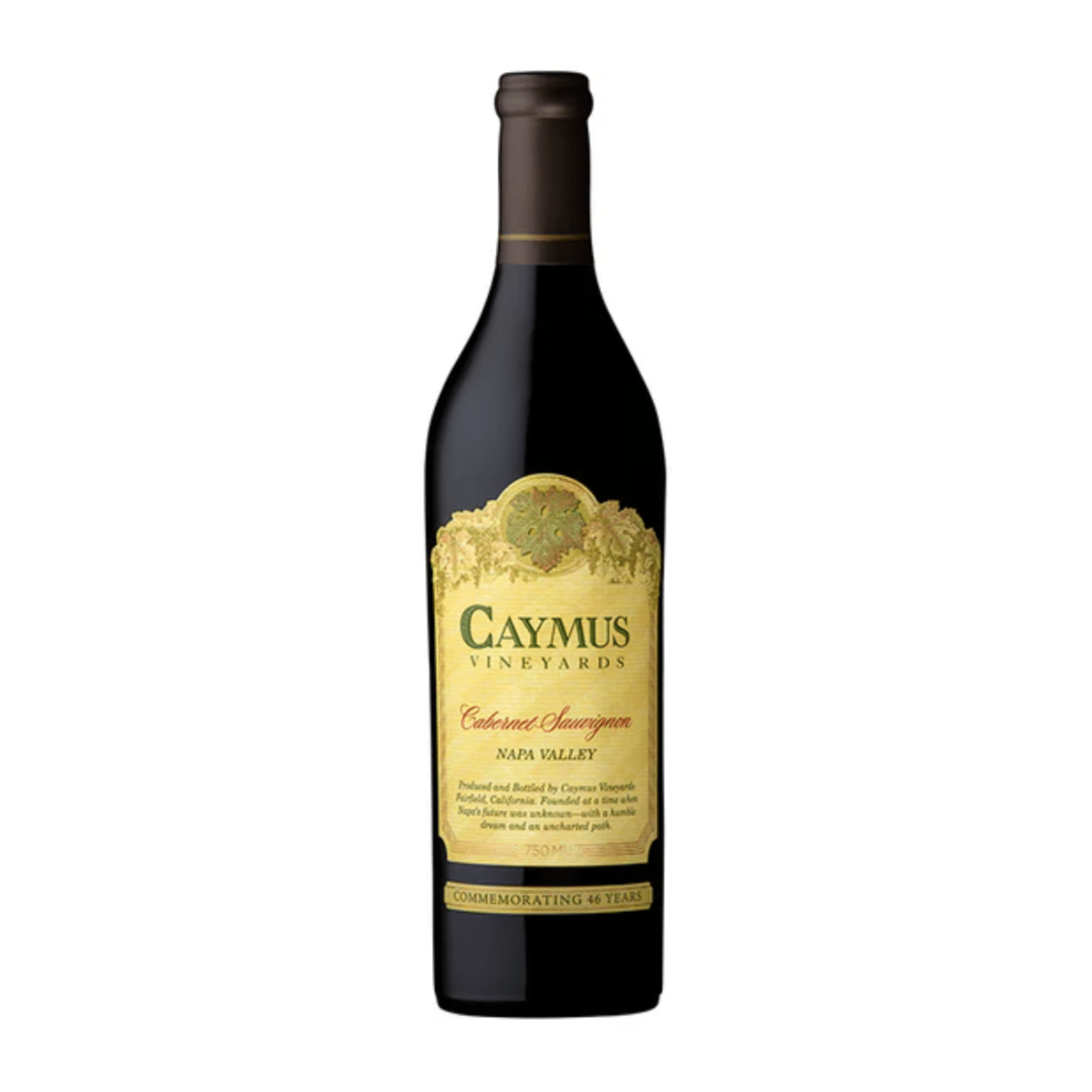 Vino CAYMUS Cabernet Sauvignon Botella 750ml