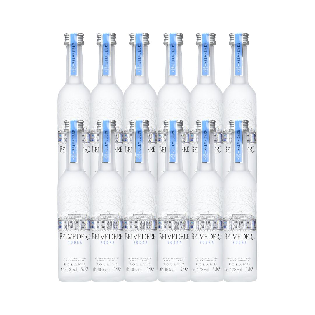 12 unidades Vodka Belvedere 50ml