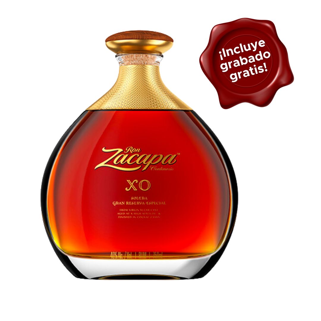 Ron Zacapa XO (Botella de 750ml) con Grabado