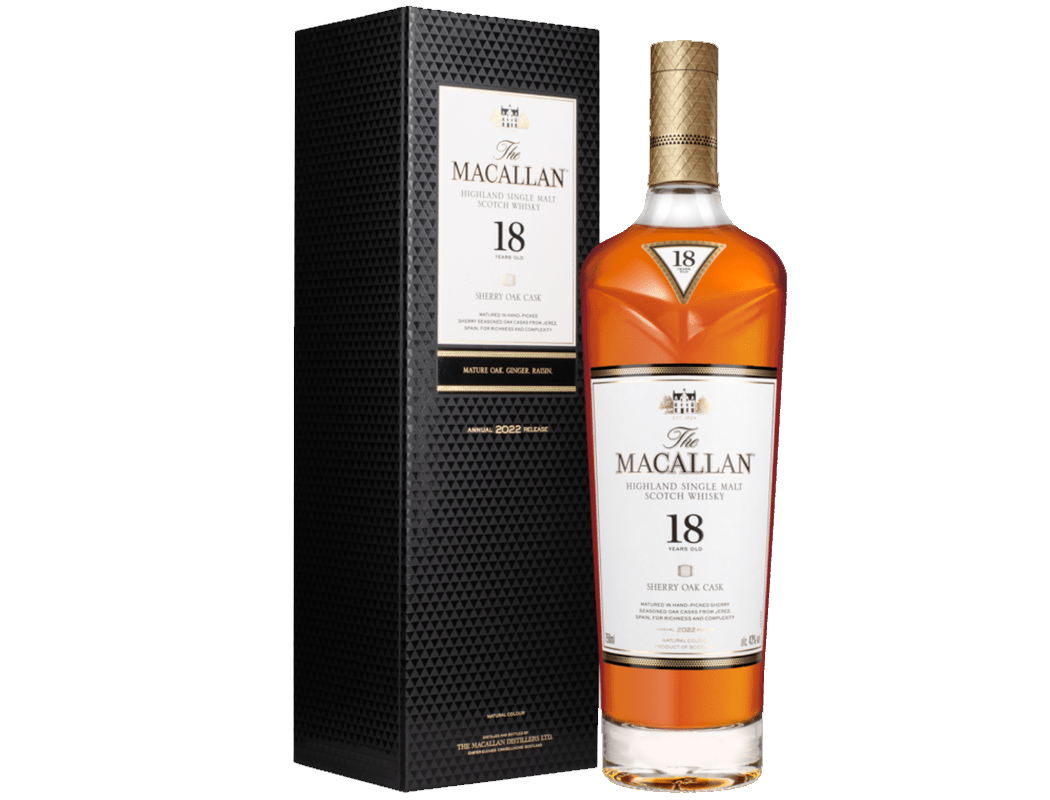 Whisky THE MACALLAN Sherry Oak 18 Years Old Single Malt 700ML