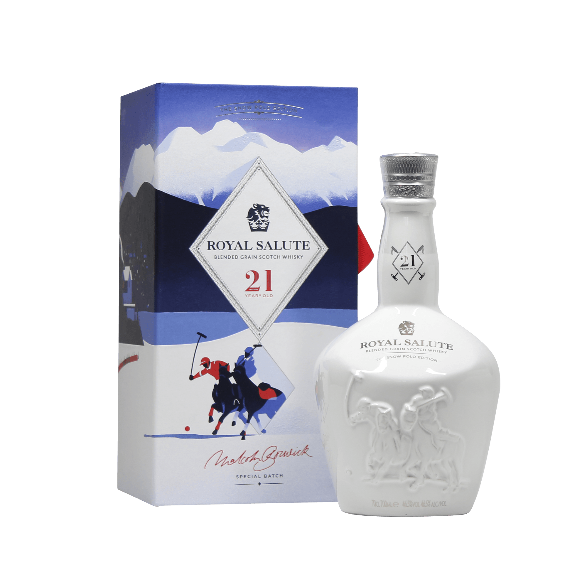Whisky CHIVAS Royal Salute 21 Años THE SNOW POLO EDITION Botella 700ml