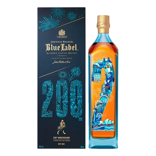 Whisky JOHNNIE WALKER Blue Label 200 Anniversary Botella 1L