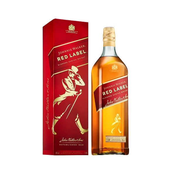 Whisky JOHNNIE WALKER Red Label Botella 750ml