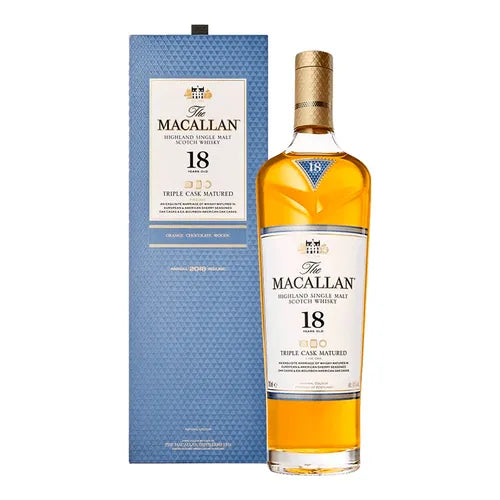 Whisky MACALLAN Triple Cask Matured 18 Años Botella 750ml