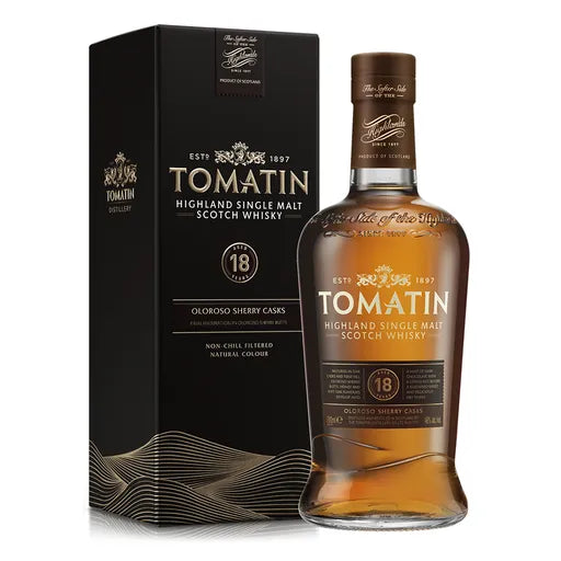 Whisky TOMATIN 18 Años Botella 700ml